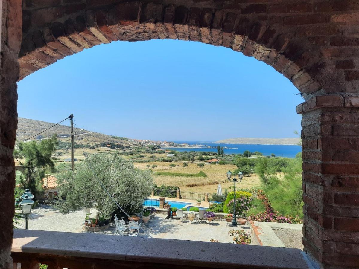 Lesvos Tower House Komninos Sígrion المظهر الخارجي الصورة